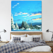 Toile montagne gelée (Insitu(Chambre))