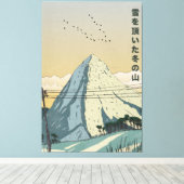 Toile Montagne hivernale enneigée (Insitu (Plancher de Bois))