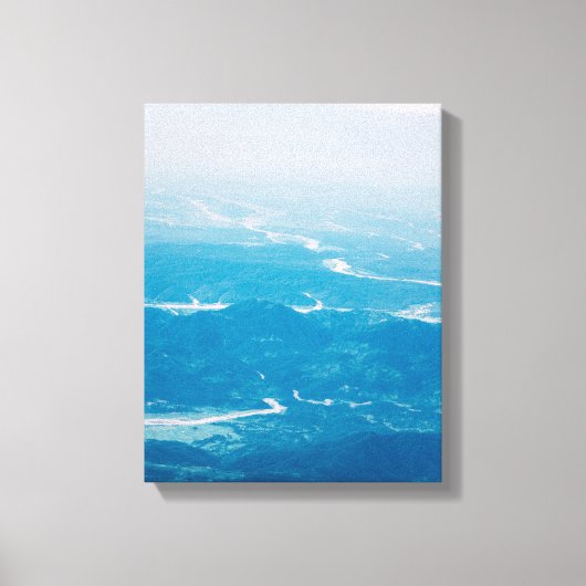Toile montagne noire et blanche (Recto)