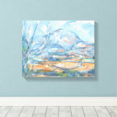 Toile Montagne Sainte-Victoire par Paul Cezanne (Insitu (Plancher de Bois))