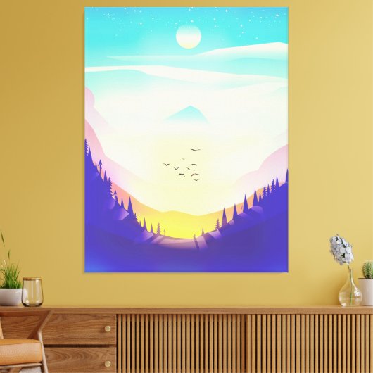 Toile Montagnes (Insitu(Salon))