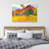 Toile 'Montagnes à Tahiti' - Paul Gauguin (Insitu(Chambre))