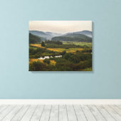 Toile Montagnes Adirondack - Fog - New York State (Insitu (Plancher de Bois))