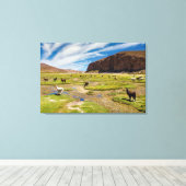 Toile Montagnes | Andes boliviennes (Insitu (Plancher de Bois))