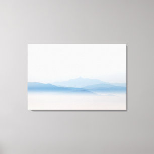 Toile Montagnes au-dessus des nuages