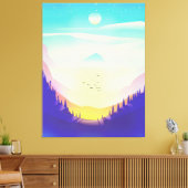 Toile Montagnes Brumeuses (Insitu(Salon))