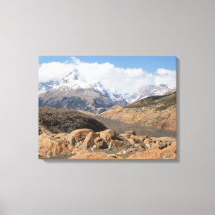 Toile Montagnes couronnées de neige