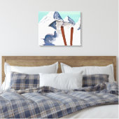 Toile Montagnes de ski (Insitu(Chambre))