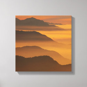 Toile Montagnes d'or