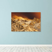 Toile Montagnes d'or Motivation Nature Paysages (Insitu (Plancher de Bois))