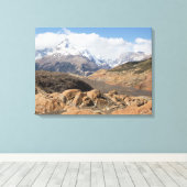 Toile Montagnes Enneigées (Insitu (Plancher de Bois))