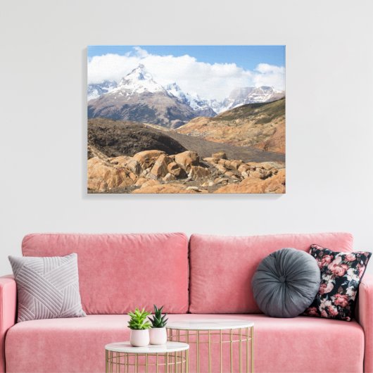 Toile Montagnes Enneigées (Insitu(Salon))