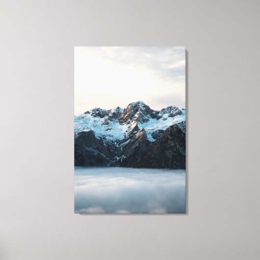 Toile Montagnes et brouillard (Recto)