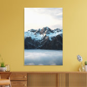 Toile Montagnes et brouillard (Insitu(Salon))