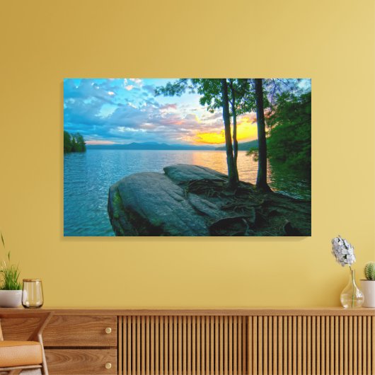 Toile montagnes fumées (Insitu(Salon))