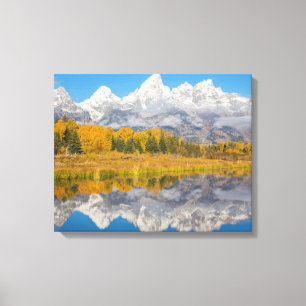 Toile Montagnes Grand Teton Wyoming