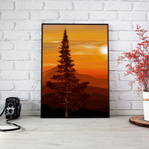 Toile Montagnes Paysage Mur Art Canvas