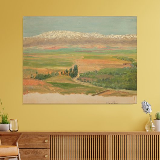 Toile Montagnes près de Baalbec (Insitu(Salon))