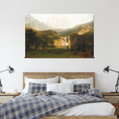 Toile Montagnes Rocheuses d'Albert Bierstadt, pic de Lan (Insitu(Chambre))
