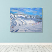 Toile Montagnes Tignes 2009 (Insitu (Plancher de Bois))