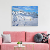 Toile Montagnes Tignes 2009 (Insitu(Salon))