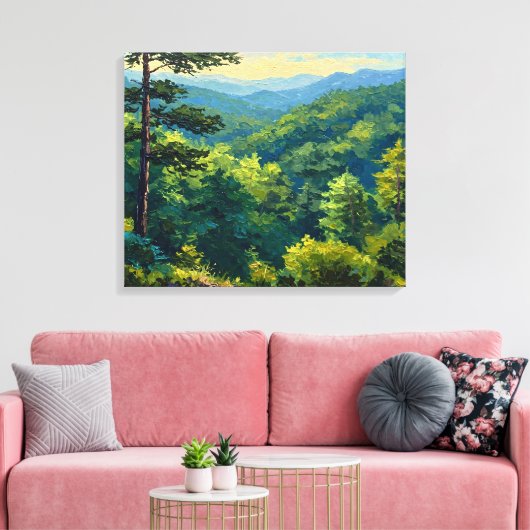 Toile Montane Forest (Insitu(Salon))