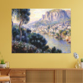 Toile Monte Carlo Vue de Roquebrune (Insitu(Salon))