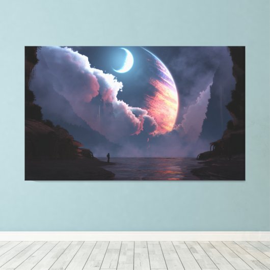 Toile Montée du Cronus (Insitu (Plancher de Bois))