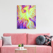 Toile Montée d'un Phoenix (Insitu(Salon))