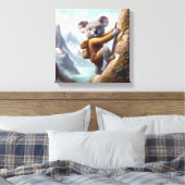 Toile Montée en montagne avec un koala (Insitu(Chambre))