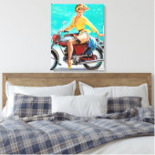 Toile Monter la broche de moto (Insitu(Chambre))