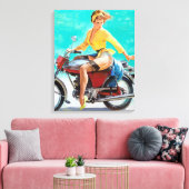 Toile Monter la broche de moto (Insitu(Salon))