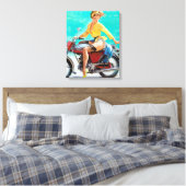 Toile Monter la broche de moto (Insitu(Chambre))