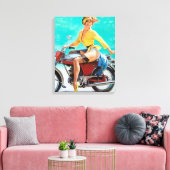 Toile Monter la broche de moto (Insitu(Salon))