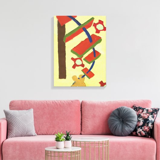 Toile monter l'échelle (Insitu(Salon))