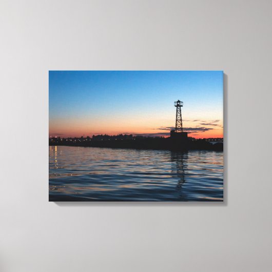 Toile Montevideo À Dawn, Uruguay (Recto)