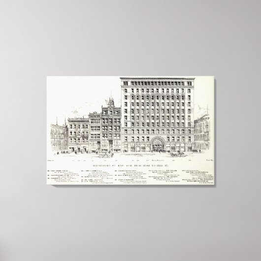 Toile Montgomery East side Bush et Pine (Recto)