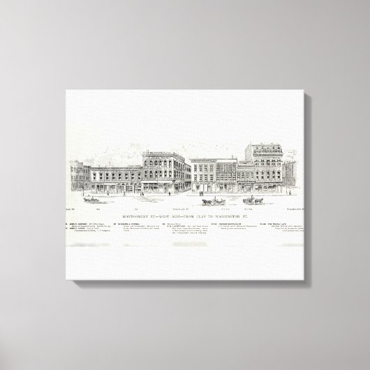Toile Montgomery West side Clay et Washington (Recto)