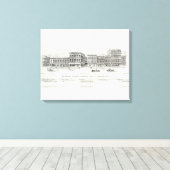 Toile Montgomery West side Clay et Washington (Insitu (Plancher de Bois))