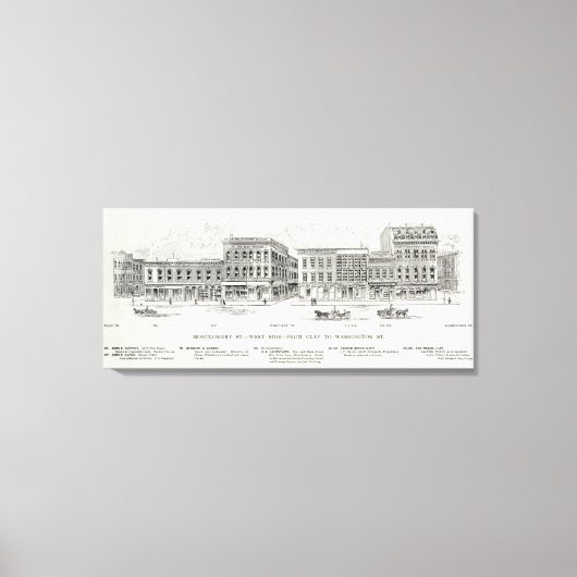Toile Montgomery West side Clay et Washington (Recto)