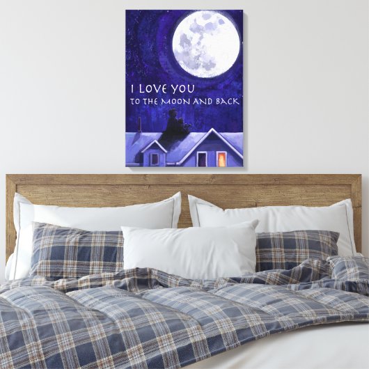 Toile Montre Lune (Insitu(Chambre))
