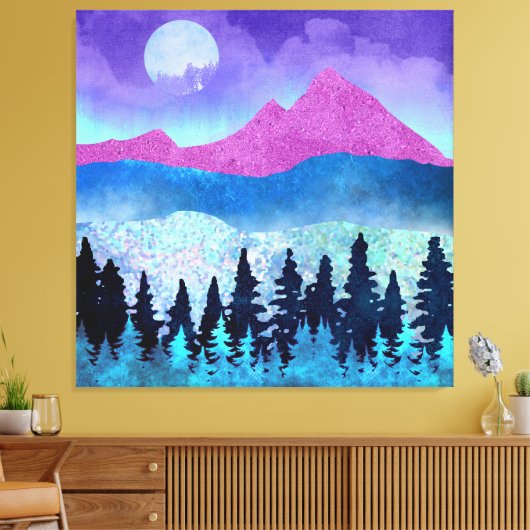 Toile Monts Amethyst Mist (Insitu(Salon))