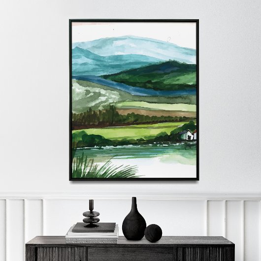Toile Monts Paysage Wall Art