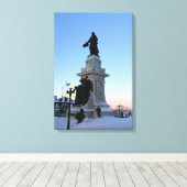 Toile Monument à Samuel De Champlain, Québec, Canada (Insitu (Plancher de Bois))