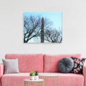 Toile Monument de Washington dans le paysage d'hiver I (Insitu(Salon))