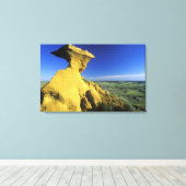 Toile Monument en grès dans la région de Hell Creek près (Insitu (Plancher de Bois))