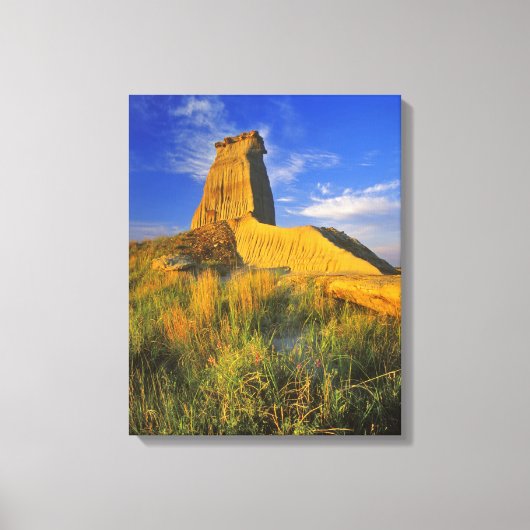 Toile Monument érodé dans la Little Missouri (Recto)