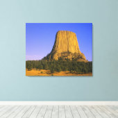 Toile Monument national de Devils Tower dans le Wyoming (Insitu (Plancher de Bois))