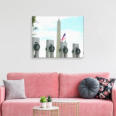 Toile Monument Washington et mémorial de la Seconde Guer (Insitu(Salon))
