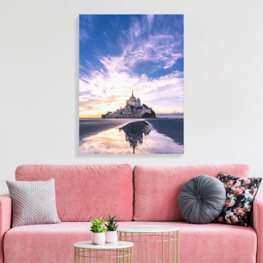 Toile Monuments | Mont Saint-Michel, Normandy France (Insitu(Salon))